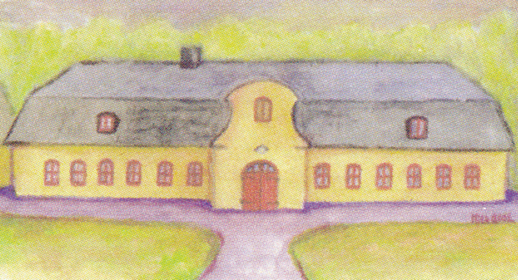 Illustrerad bild av Hantverkets hus.