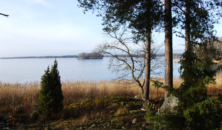 Höstvy från Förnäset, Iggelbo. Foto Taija Lindfors